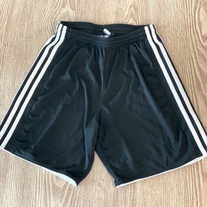 Mens adidas climacool athletic shorts, Shorts are black and white, Size Small